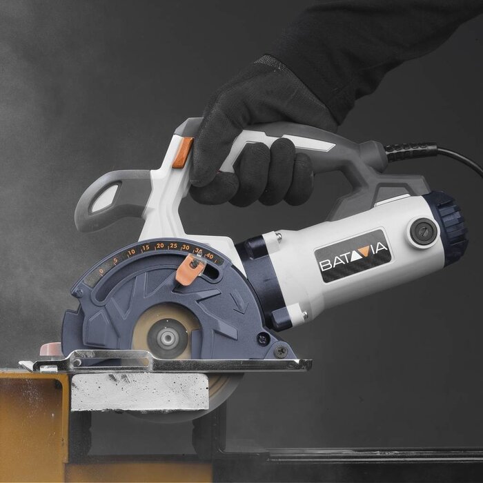 Batavia THOR multi-materiaal invalcirkelzaag 1000 watt incl. zaaggeleider