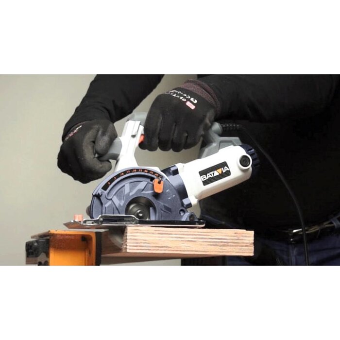 Batavia THOR multi-materiaal invalcirkelzaag 1000 watt incl. zaaggeleider