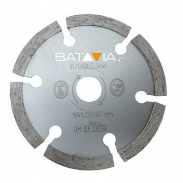 Batavia RACER Diamant zaagbladen - 2 stuks –∅ 70 MM x 1,8 MM van WorkZone