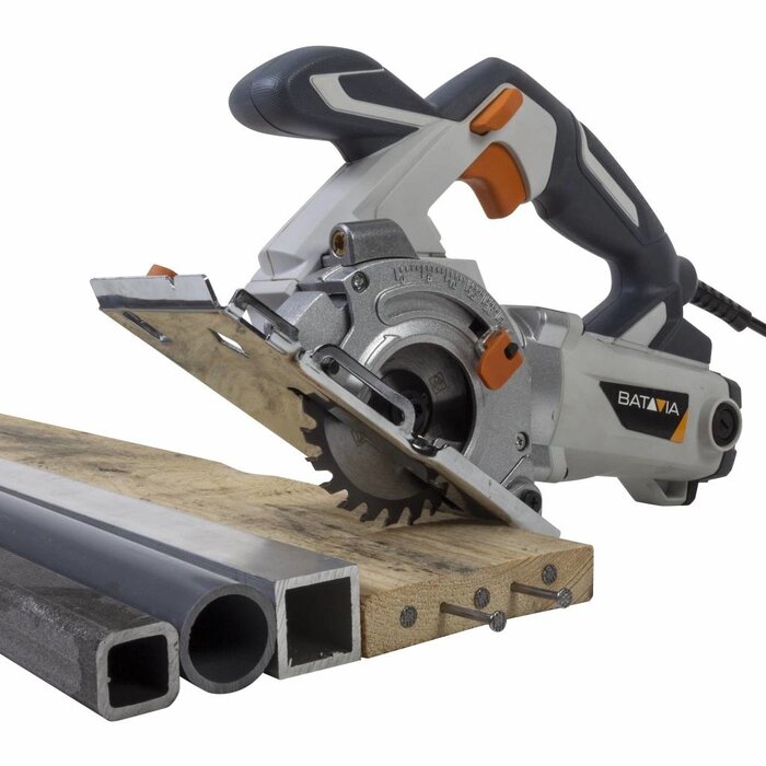 Batavia THOR compact multi-materiaal invalcirkelzaag 710 watt incl. zaaggeleider