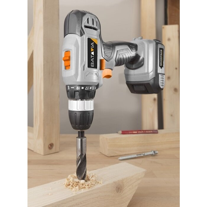 Accuboormachine + Accuschroevendraaier | Incl. accu en oplader Maxxpack