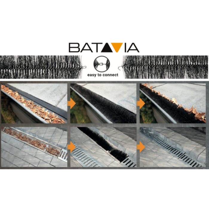 Batavia 4 dakgootegels | 16 meter | dakgootbeschermer