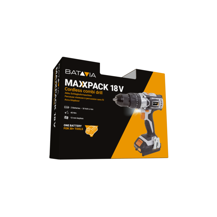 Batavia Batavia accuboormachine met klopboorfunctie | Maxxpack Collectie