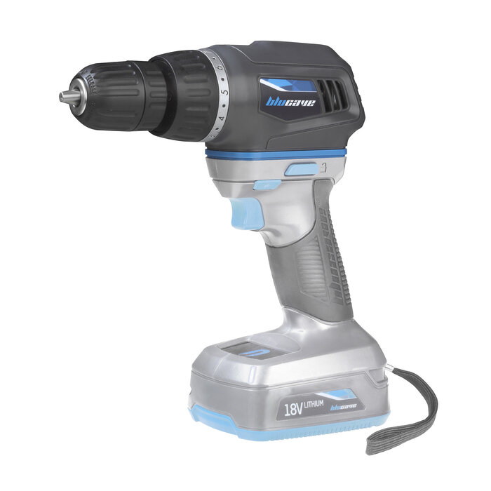 BluCave BLUCAVE 18V accuboormachine set inclusief snellader