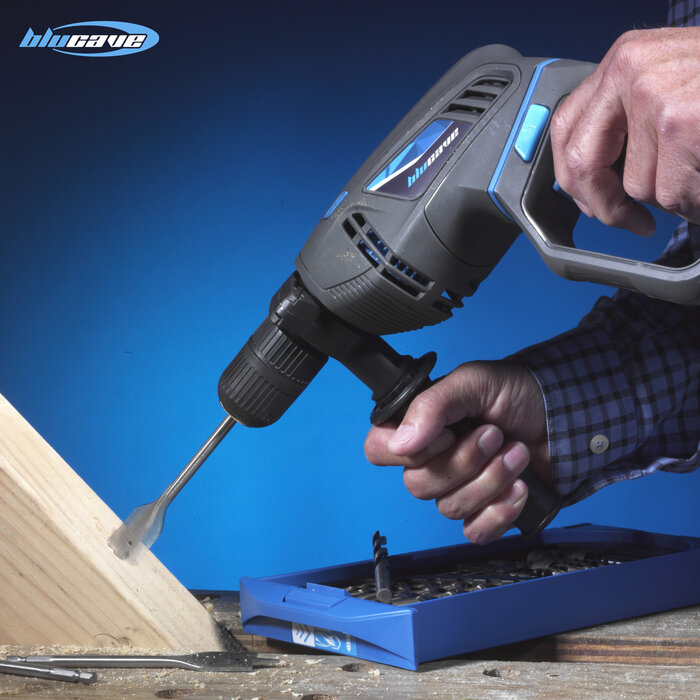 BluCave BLUCAVE 230V slagschroevendraaier en reciprozaagset