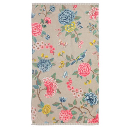 Pip Studio handdoek Good Evening 55x100 khaki