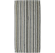 Cawö Lifestyle Streifen Handdoek 7048 Kiezelsteen-37 50x100