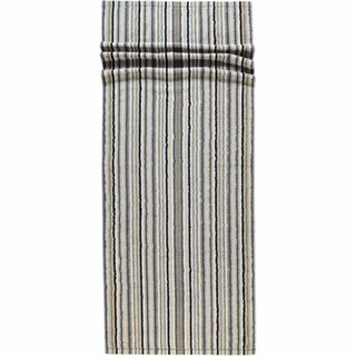 Cawö Lifestyle Streifen Saunahanddoek 7048 Kiezelsteen-37 70x180