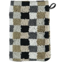 Cawö Lifestyle Karo Washandje 7047 Kiezelsteen-37 16x22