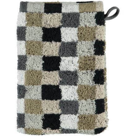 Cawö Lifestyle Karo Washandje 7047 Kiezelsteen-37 16x22