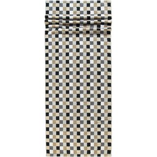 Cawö Lifestyle Karo Saunahanddoek 7047 Kiezelsteen-37 70x180