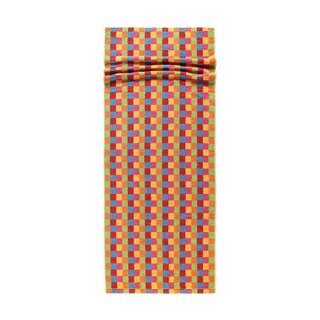 Cawö Lifestyle Karo Saunahanddoek 7017 Multi-25 70x180