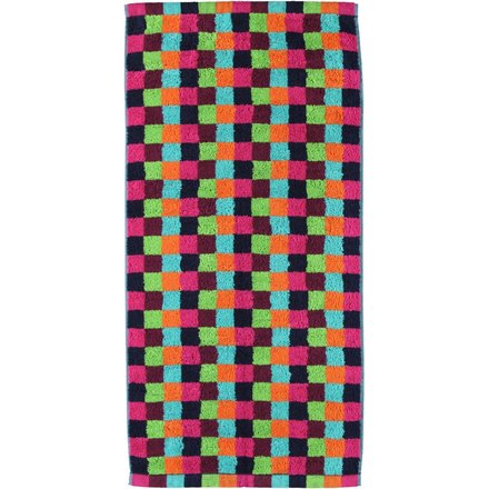 Cawö Lifestyle Karo Handdoek 7047 Multi-84 50x100