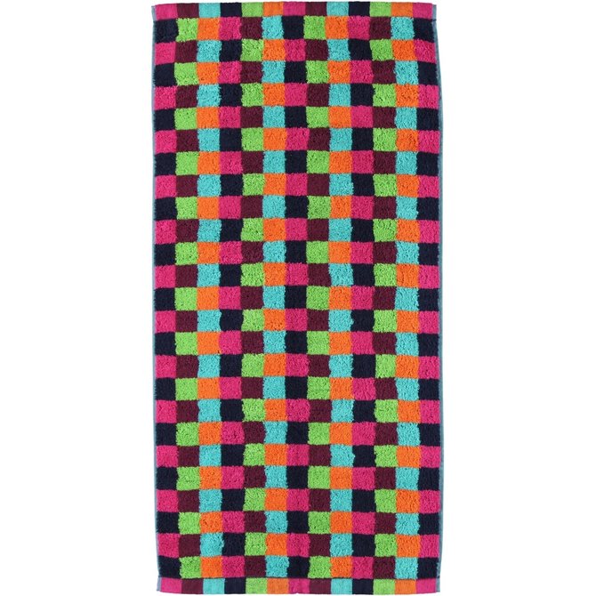 Cawö Lifestyle Karo Handdoek 7047Multi-84 50x100