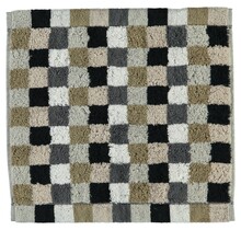 Cawö Lifestyle Karo Gezichtsdoekje 7047 Kiezelsteen-37 30x30