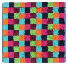 Cawö Lifestyle Karo Gezichtsdoekje 7047 Multi-84 30x30
