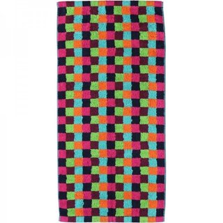 Cawö Lifestyle Karo Douchelaken  7047 Multi-84 70x140