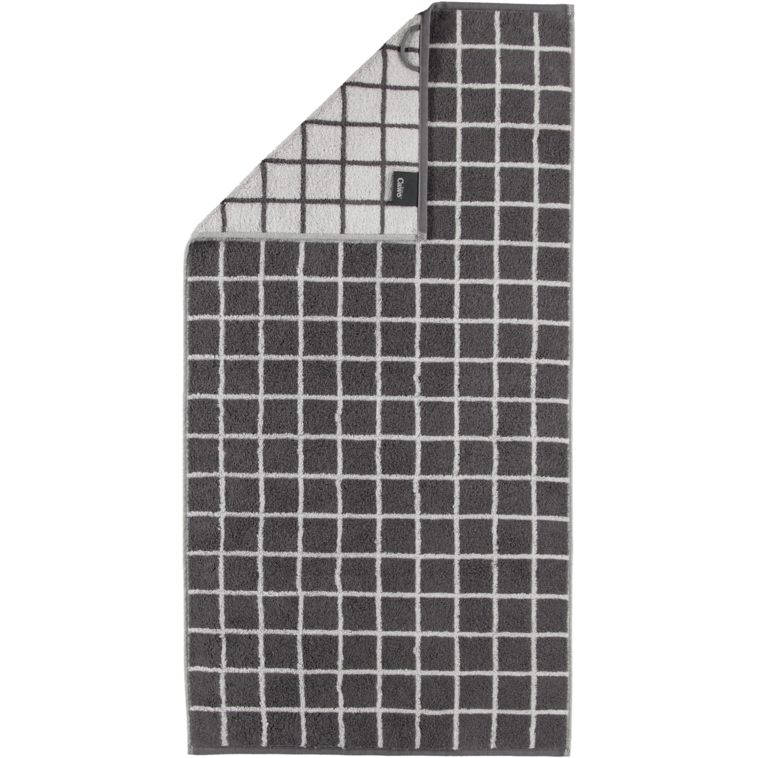 Cawö Cawö handdoek 959 campus 50x100 Anthrazit