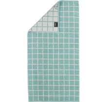 Cawö handdoek 959 campus 50x100  Seegrün