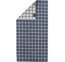 Cawö handdoek 959 campus 50x100  Nachtblau