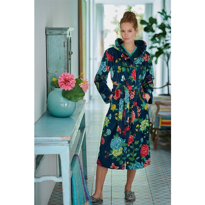 Pip Studio Good Evening Badjas Donkerblauw XXL