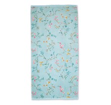 Pip Studio Douchelaken Les Fleurs Blue 70x140