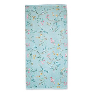 Pip Studio Douchelaken Les Fleurs Blue 70x140
