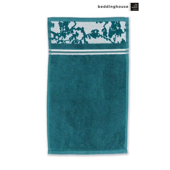 Beddinghouse x Van Gogh Museum Fleurir Guest Towel Blue Beddinghouse x Van Gogh Museum Fleurir Guest Towel Blue