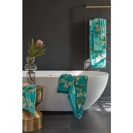 Beddinghouse x Van Gogh Museum Blossom Wash Glove Blue