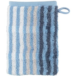 Cawö Noblesse Seasons Washandje Streifen - sky - 16x22