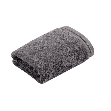 Vossen zeepdoekje Vegan Life dunkelgrau 30x30