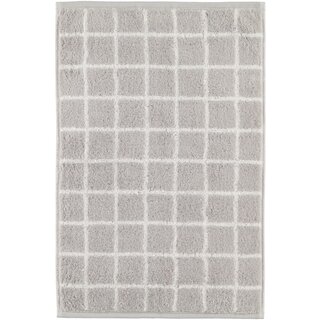 Cawö Zoom Karo Gastendoekje platin