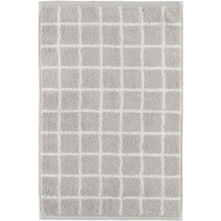 Cawö Zoom Karo Gastendoekje platin