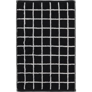 Cawö Zoom Karo Gastendoekje schwarz