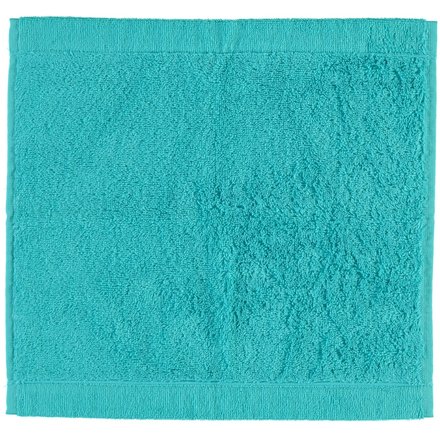 Cawö Lifestyle Uni Gezichtsdoekje Turkoois