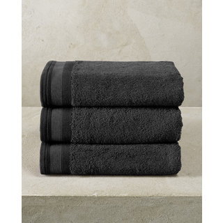 De Witte Lietaer handdoek Excellence 50x100 black