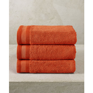 De Witte Lietaer handdoek Excellence 50x100 burnt orange