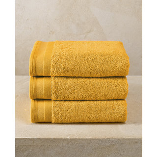 De Witte Lietaer handdoek Excellence 50x100 golden yellow