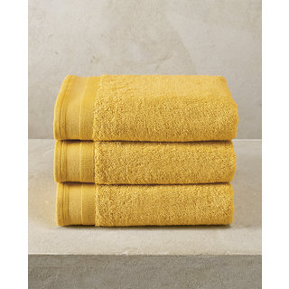 De Witte Lietaer handdoek Excellence 50x100 ochre