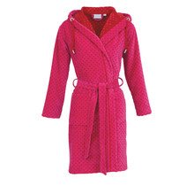 Carl Ross damesbadjas kort 410310 pink/deep red 36/38
