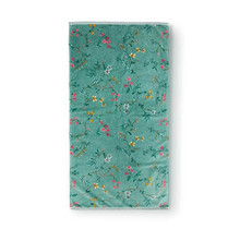 Pip Studio handdoek Les Fleurs Green 55x100