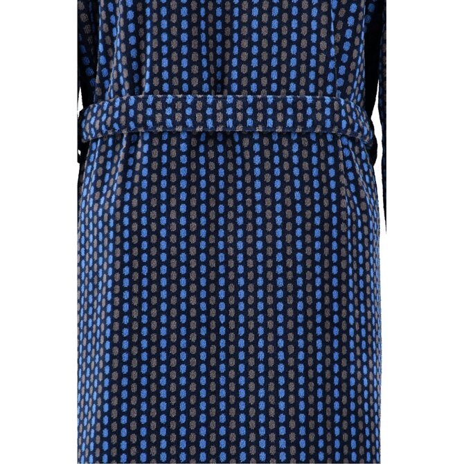 Cawö Heren Badjas 4851 blauwgrijs 52