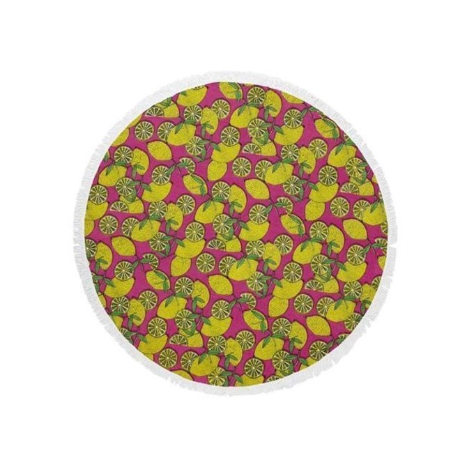 Covers & Co rond strandlaken Lemons