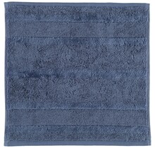 Cawö Noblesse2 Uni Gezichtsdoekje 30x30 Nachtblau