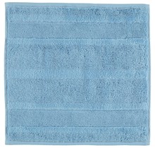 Cawö Noblesse2 Uni Gezichtsdoekje 30x30 Sky