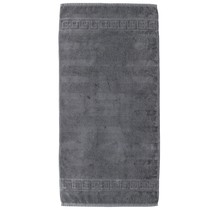 Cawö Noblesse Uni Handdoek 50x100 Antraciet