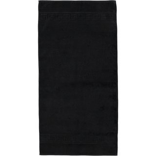 Cawö Noblesse Uni Handdoek 50x100 Schwarz