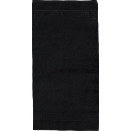 Cawö Noblesse Uni Handdoek 50x100 Schwarz