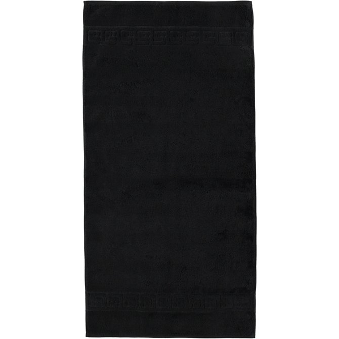 Cawö Noblesse Uni Handdoek 50x100 Schwarz