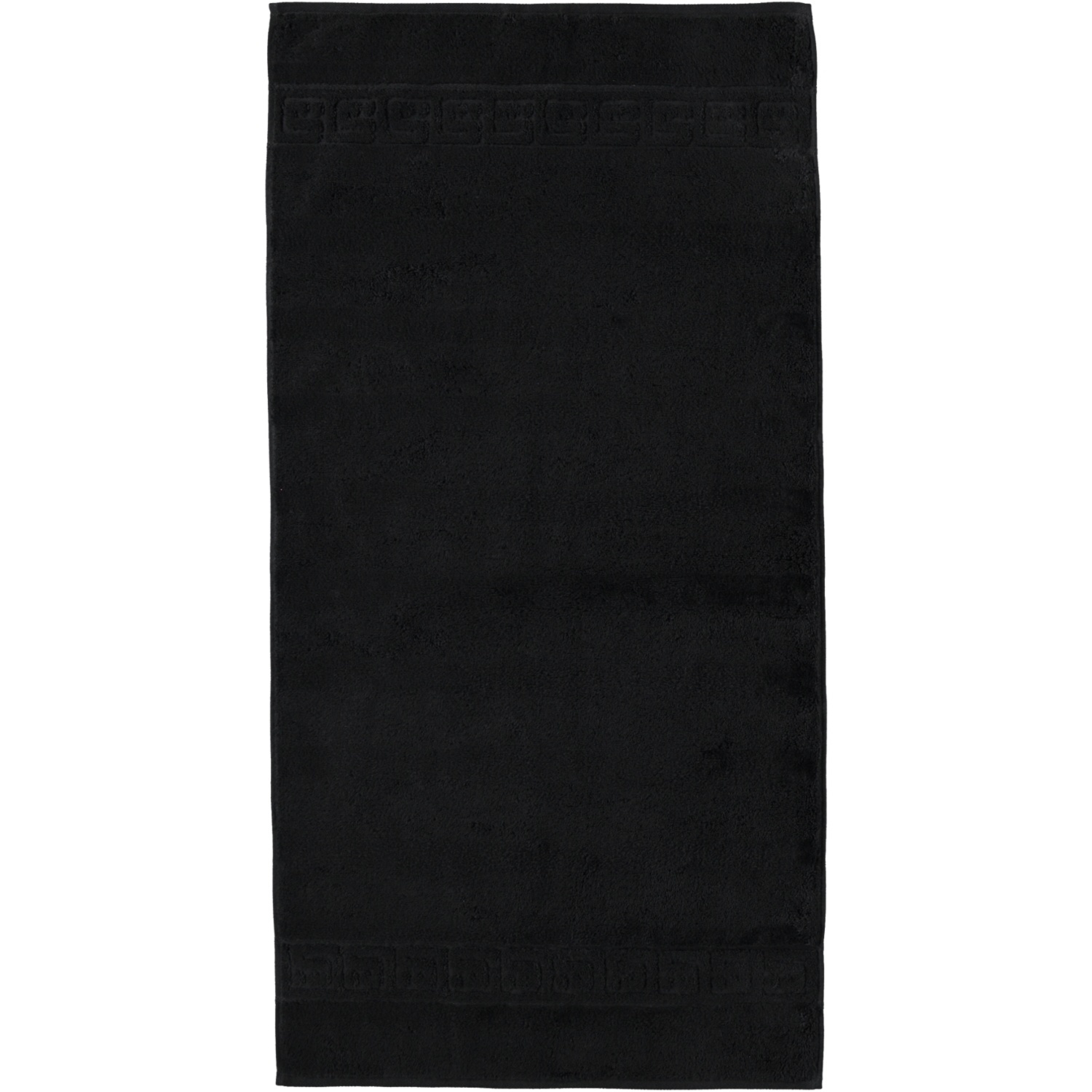 Cawö Cawö Noblesse Uni Handdoek 50x100 Schwarz
